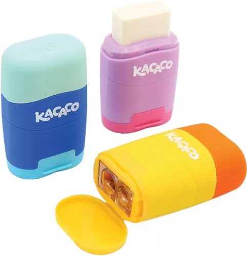 Hegyező 2 lyukú, tartályos, radírral M&G "Kacaco|Kacaco, tartályos, radírral, APS912J2