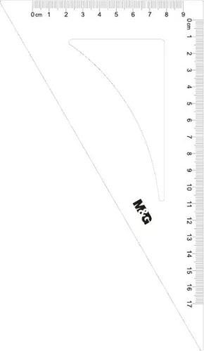 Vonalzókészlet 4 db-os M&G|20cm+60/170+45/110+180/110)