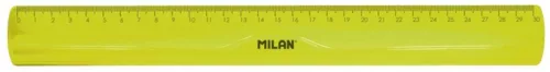 Vonalzó 30 cm Milan "Flex" Acid sárga|sárga, 353801Y