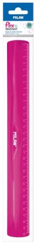 Vonalzó 30 cm Milan "Flex" Acid rózsaszín|pink, 353801P