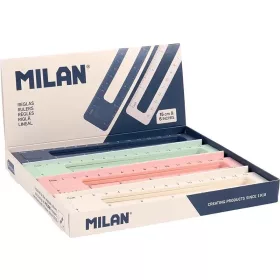   Vonalzó 15 cm Milan "1918 Series" vegyes színek|350220SNCZ  20db/cs