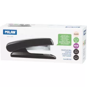   Tűzőgép 20 lap 24/6, 26/6 Milan 80192 fekete|24/6 26/6-os kapocs, 20 lap 80192