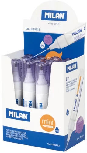 Hibajavító toll 5 ml Milan mini|1305212, 12 db/display, mini