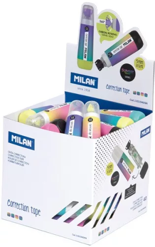 Hibajavító roller 5 mm x 6 m Milan "Mini" Sunset|Sunset, 5mmx6m, 40 db/dob, 1301940SN