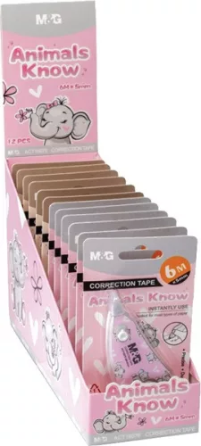 Hibajavító roller 5 mm x 6 m M&G "Animals Know|Know, 5 mm x 6 m, ACT18076