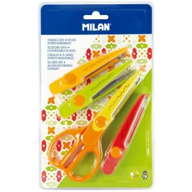   Olló, kreatív 16 cm cserélhető vágóél Milan "Zig Zag|4db cserélhető vágóéllel, 14930904