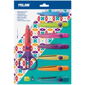   Olló, kreatív 16 cm cserélhető vágóél Milan "Zig Zag|8db cserélhető vágóéllel 14930908