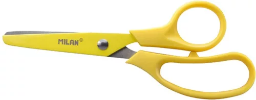 Olló, iskolai 13,4 cm Milan "Basic" sárga|sárga, 13,4 cm-es, 1412081020