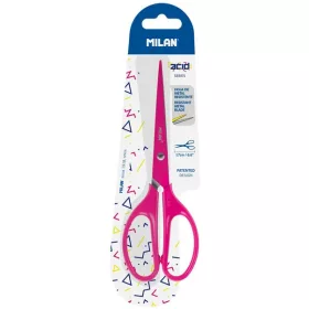   Olló, iskolai 17 cm hegyes Milan "Acid" rózsaszín|rózsa, 17 cm, BWM10425P