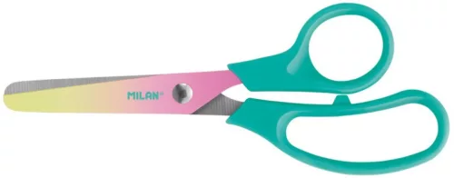 Olló, általános 13,4 cm Milan "Basic" Sunset türkiz|türkiz,BWM10444T