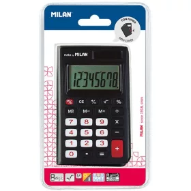   Zsebszámológép 8 számjegy Milan 150208 fekete|8 digit, fekete, 150208KBL