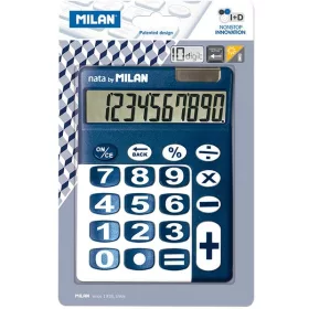   Számológép asztali 10 számjegy Milan 150610 "Duo" kék|10-digit, kék-fehér, 150610BBL