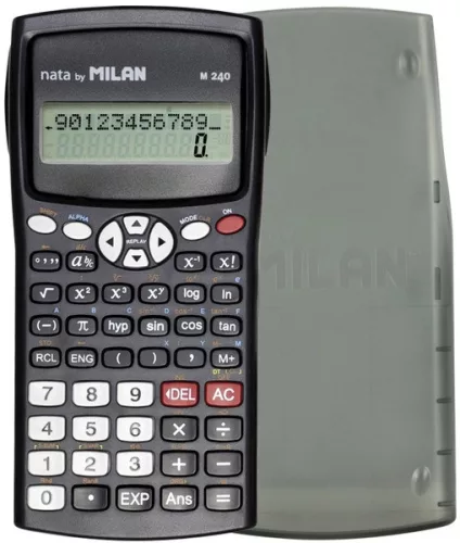 Számológép tudományos Milan 159110 fekete|tudományos, 240 funkciós, fekete
