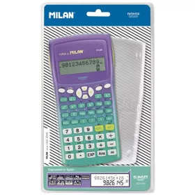   Számológép tudományos Milan M240 "Sunset" türkiz-lila|240 funkciós, Sunset Zöld, 159110SNGRBL