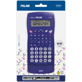   Számológép tudományos, 10+2 számjegy Milan M228 "Acid" kék|228 funkciós, kék, 159005BBL