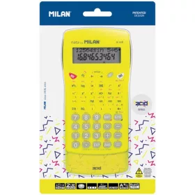   Számológép tudományos, 10+2 számjegy Milan M228 "Acid" sárga|228 funkciós, sárga, 159005YBL