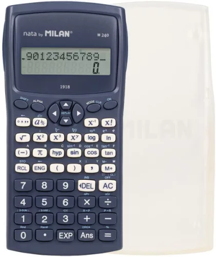 Számológép tudományos Milan M240 "1918 Series" navy kék|Tudományos, Kék, 240 funkciós