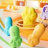 Zsírkréta, mancs forma M&G "Cat's Claw" 12 szín|mini, mancs forma, ajándék radír