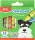 Zsírkréta M&G "Puppy Party" 12 szín|Party, hengeres, 90mm hossz, 8 mm átmérő