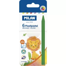 Zsírkréta Milan 6 szín|plasztikus, 022R06