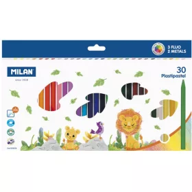 Zsírkréta Milan 30 szín|plasztikus, 022R30