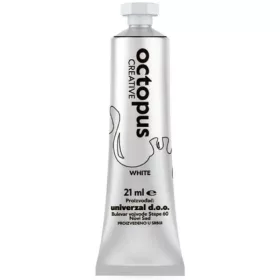 Tempera 21 ml Octopus fehér|21 ml, Fehér, UNL-0590