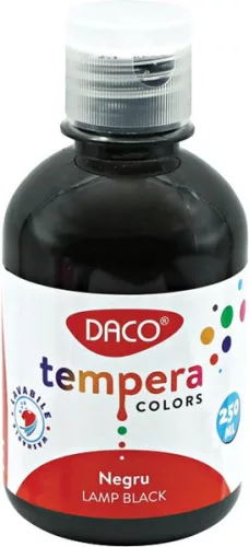 Tempera 250 ml Daco fekete|TE250N