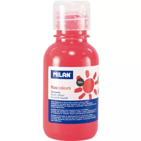 Tempera 125 ml Milan fluo piros|34430