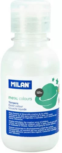 Tempera 125 ml Milan metál fehér|fehér, 033410