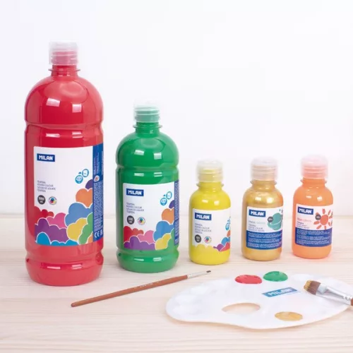 Tempera 125 ml Milan ezüst|3491