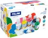 Tempera készlet 125 ml Milan 6 szín|03406 125ml paletta+ecset