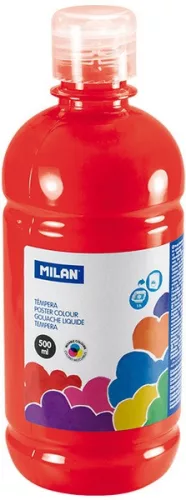 Tempera 500 ml Milan vörös|3630