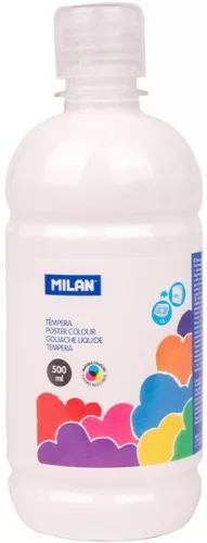 Tempera 500 ml Milan fehér|3610