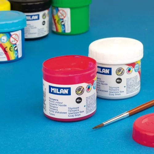 Tempera 40 ml Milan fekete|328006