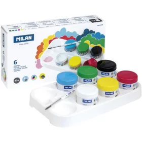   Tempera készlet 40 ml Milan 6 szín|40ml, vegyes színek, 03206