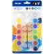 Tempera készlet 5 ml 12 db keverő tégellyel Milan 14 szín|14 db 5ml-es tempera+ecset+12 db tégely