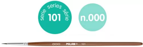 Ecset 000-s póniszőr 12 db/csomag Milan 101|80298 12 db/csomag