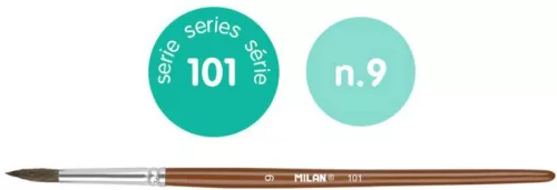 Ecset 9-es póniszőr 6 db/csomag Milan 101|80309  6 db/csomag