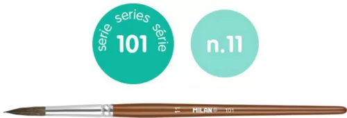 Ecset 11-es póniszőr 6 db/csomag Milan 101|80311  6 db/csomag