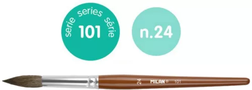 Ecset 24-es póniszőr 3 db/csomag Milan 101|0410124  3 db/csomag