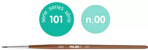 Ecset 00-s póniszőr 12 db/csomag Milan 101|80299 12 db/csomag