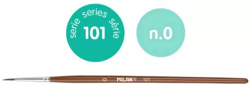 Ecset 0-s póniszőr 12 db/csomag Milan 101|80300 12 db/csomag