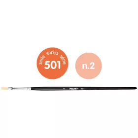   Ecset 2-es lapos, szintetikus sörte 6 db/csomag Milan 501|lapos, 6 db/cs 80332