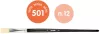 Ecset 12-es lapos, szintetikus sörte 6 db/csomag Milan 501|lapos, 6 db/cs 80375