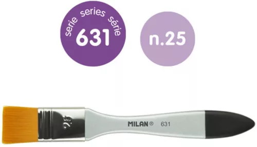 Ecset 25-ös szintetikus 6 db/csomag Milan 631|6db/cs, 0463125