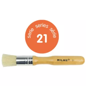   Marok ecset 17 mm, sertéssörte 3 db/csomag Milan 21|17mm átmérő, 24 mm pamacs hossz,