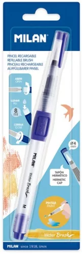 Ecsetfilc 8 ml-es víztartállyal Milan "Water Brush" M|Water Brush