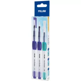   Ecsetfilc készlet 8 ml-es víztartállyal Milan "Water Brush" S, M, L|04C403, S + L + M