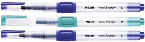 Ecsetfilc készlet 8 ml-es víztartállyal Milan "Water Brush" S, M, L|04C403, S + L + M