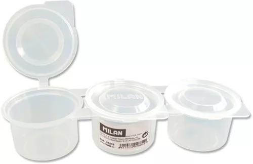 Ecsettál készlet 3 db Milan "Tripla|3 db/cs 05953